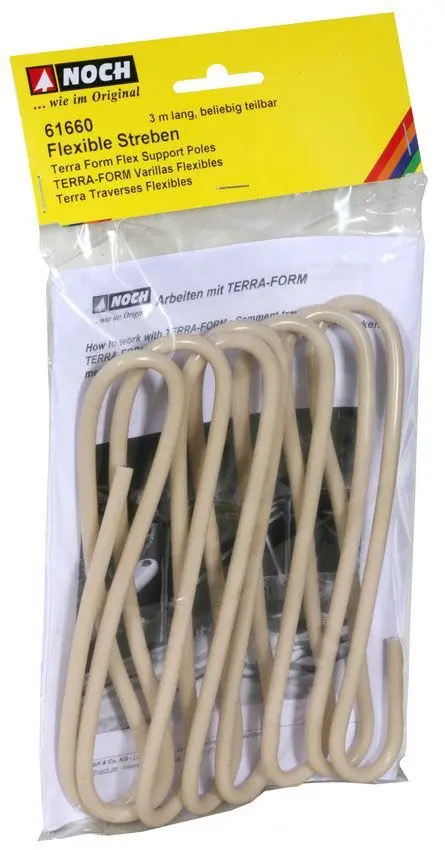 Noch 61660 - Flexible Strebe Beliebig teilbar, 3 m lang G/1/0/H0/H0m/H0e/TT/N/Z