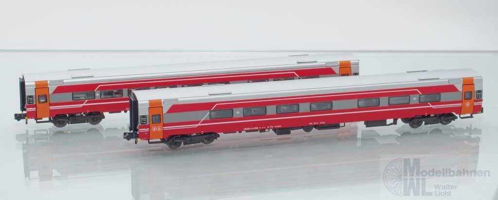 ASM 18002 - Personenwagen Set NSB Ep.V B7 Tomatensuppendesign 2.tlg. N 1:160