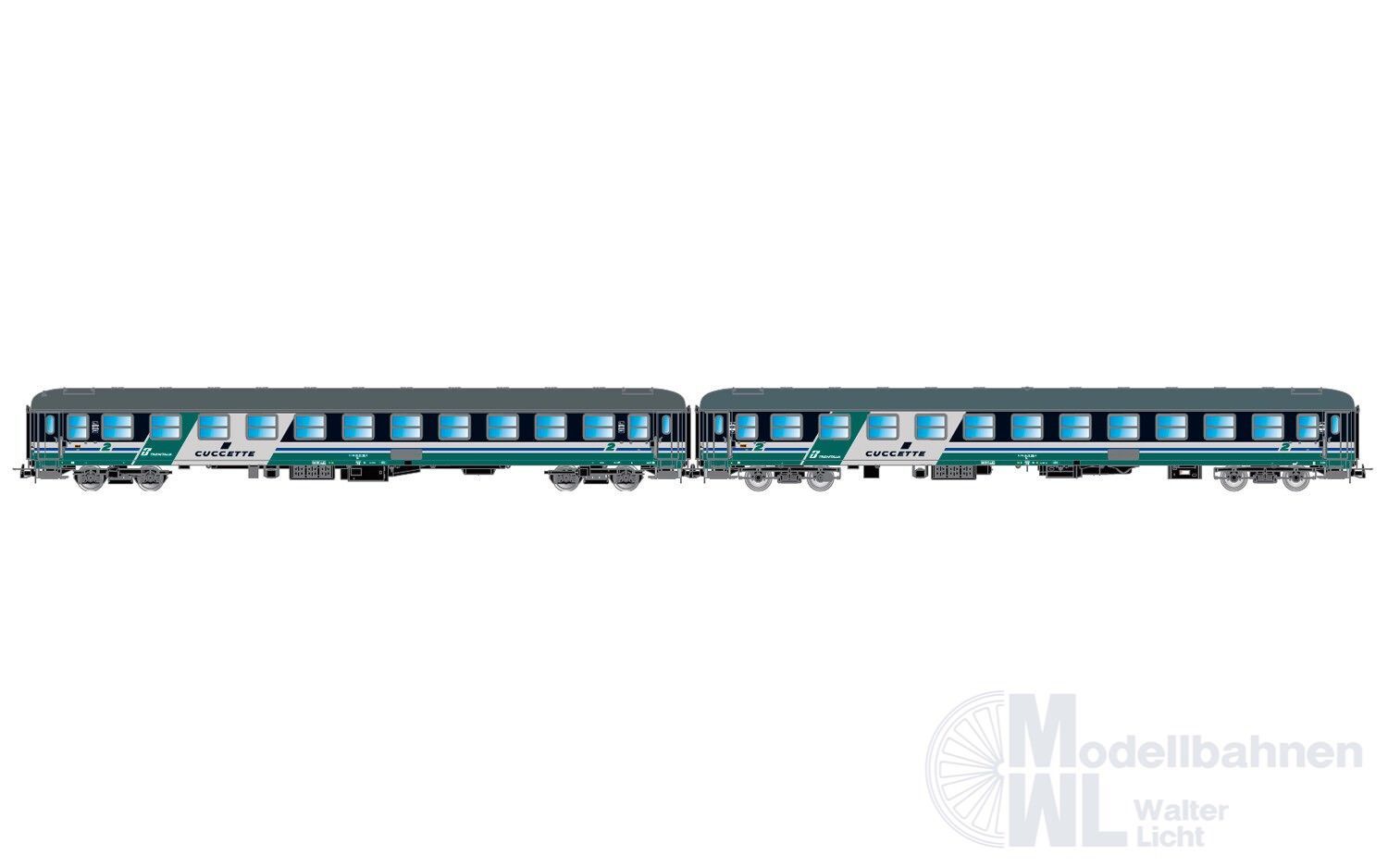 Rivarossi 4376 - Personenwagen Set FS Ep.V 2.tlg. XMPR H0/GL Rivarossi 4376 - Personenwagen Set FS Ep.V 2.tlg. XMPR H0/GL