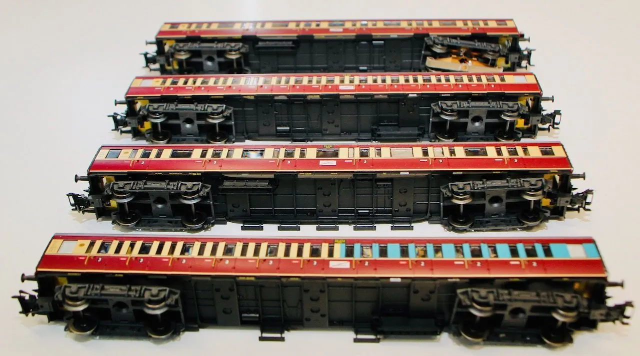 Märklin 43108 - MÄRKLIN - Nahverkehrswagen Set DRG Ep.II und Ergänzungswagen H0/WS Digital