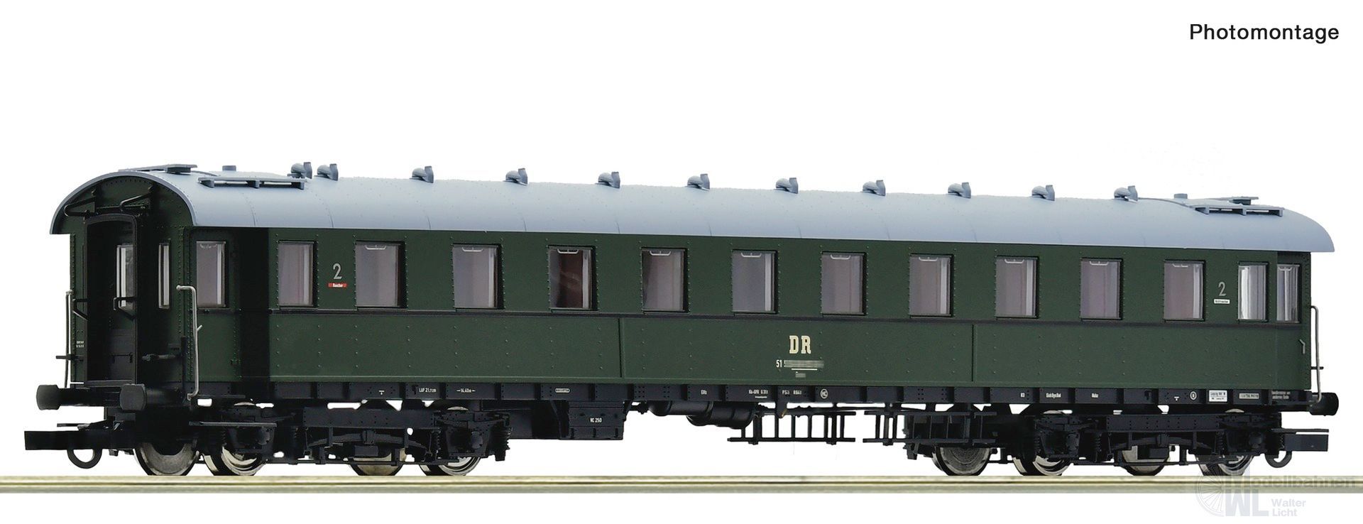 Roco 6200202 - Personenwagen DR Ep.IV 2.Kl. Bauart 28 Bge H0/GL