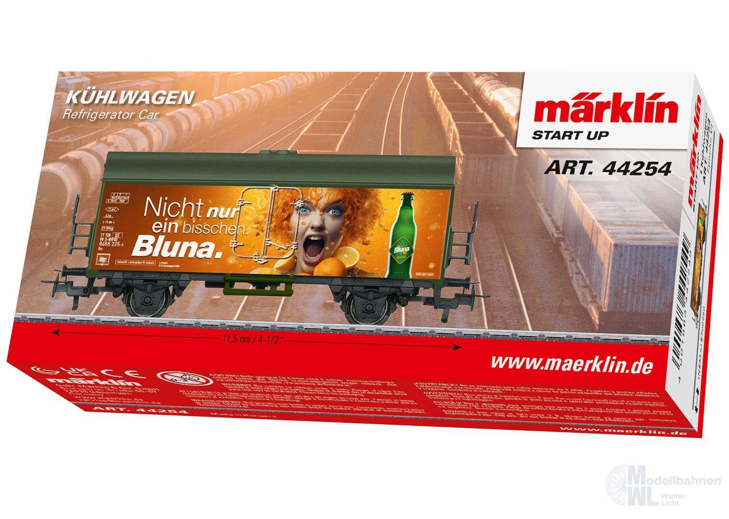 Märklin 44254 - Kühlwagen Bluna Start up H0/WS