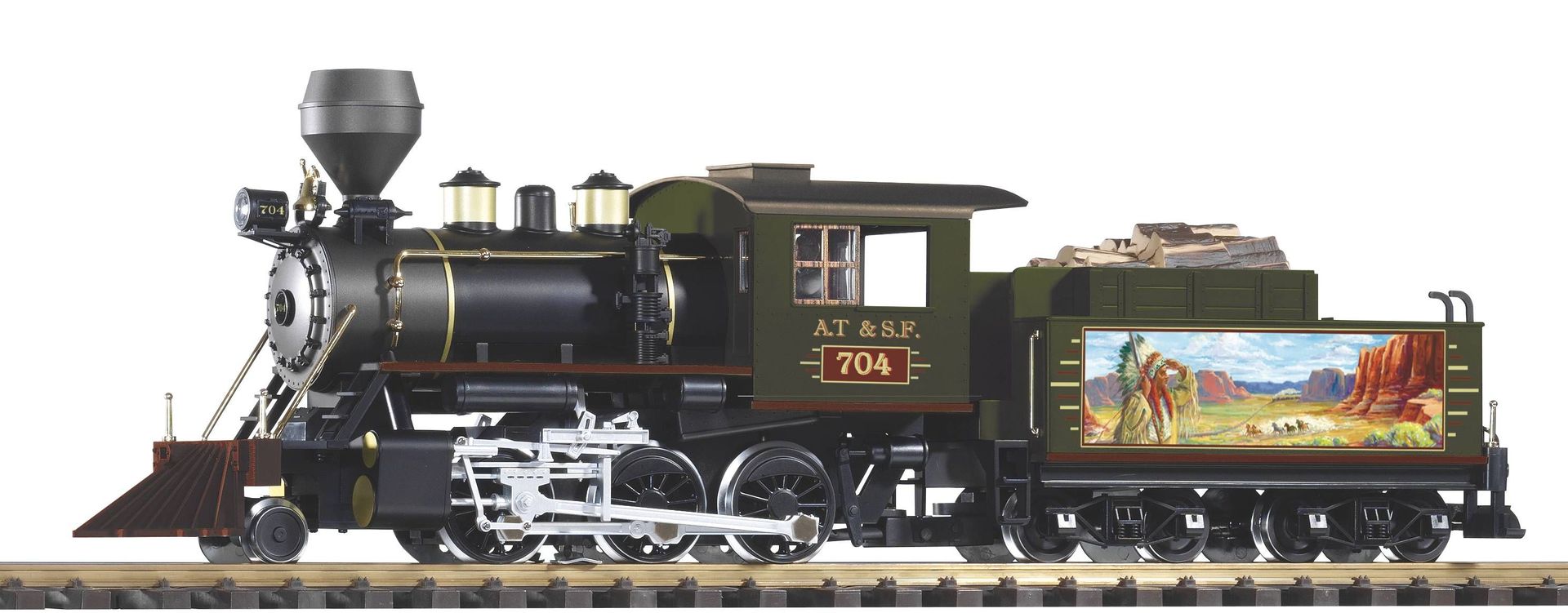 Piko 38233 - Dampflok Mogul mit Tender D&RGW SPUR G 1:22,5 Piko 38233 - Dampflok Mogul mit Tender D&RGW SPUR G 1:22,5