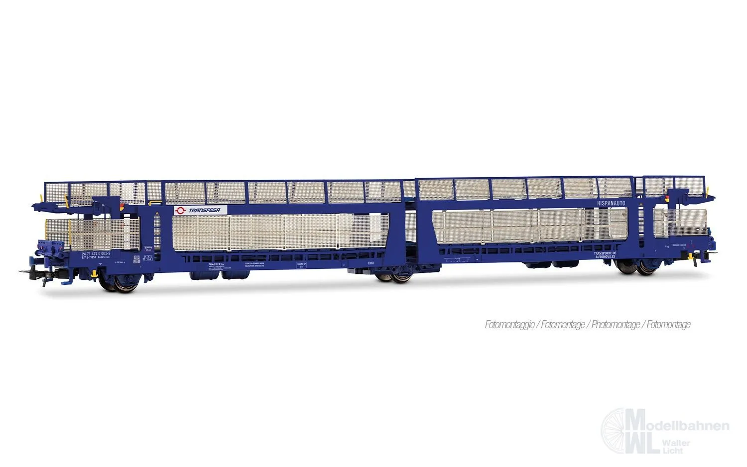 Rivarossi 6719 - Autotransportwagen Transfesa Ep.VI Hispanauto H0/GL