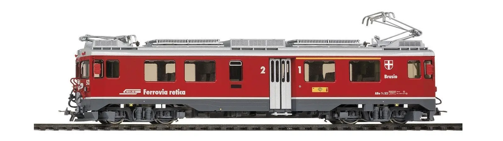 Bemo 1369113 - Triebwagen ABe 4/4 53 RhB Ep.VI Berninabahn Tirano neurot H0m Sound