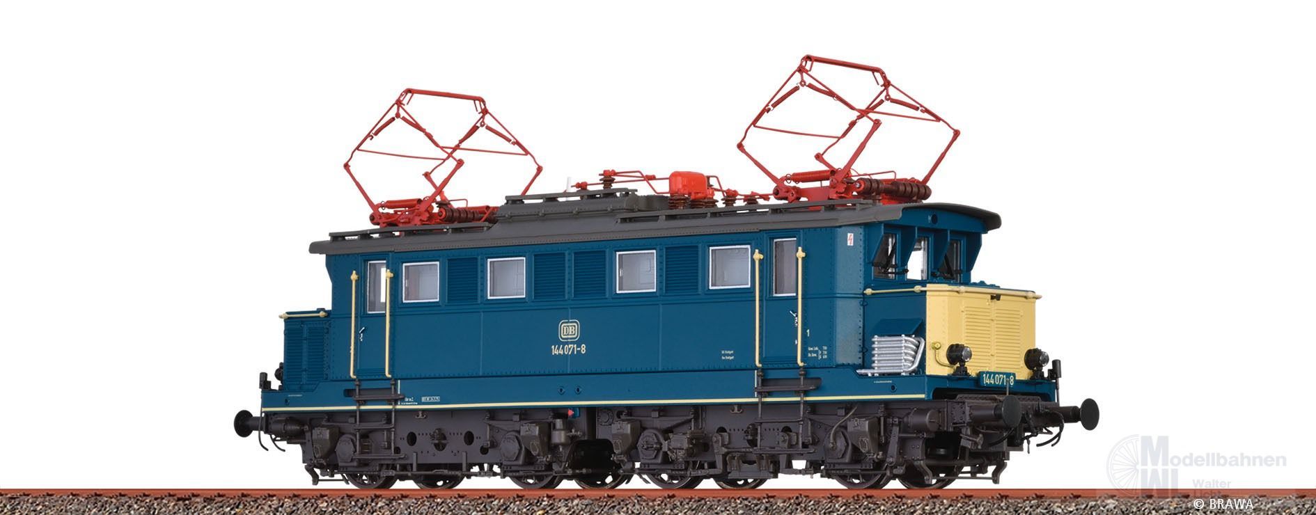 Brawa 63115 - E-Lok BR 144 DB Ep.IV N 1:160 Digital EXTRA