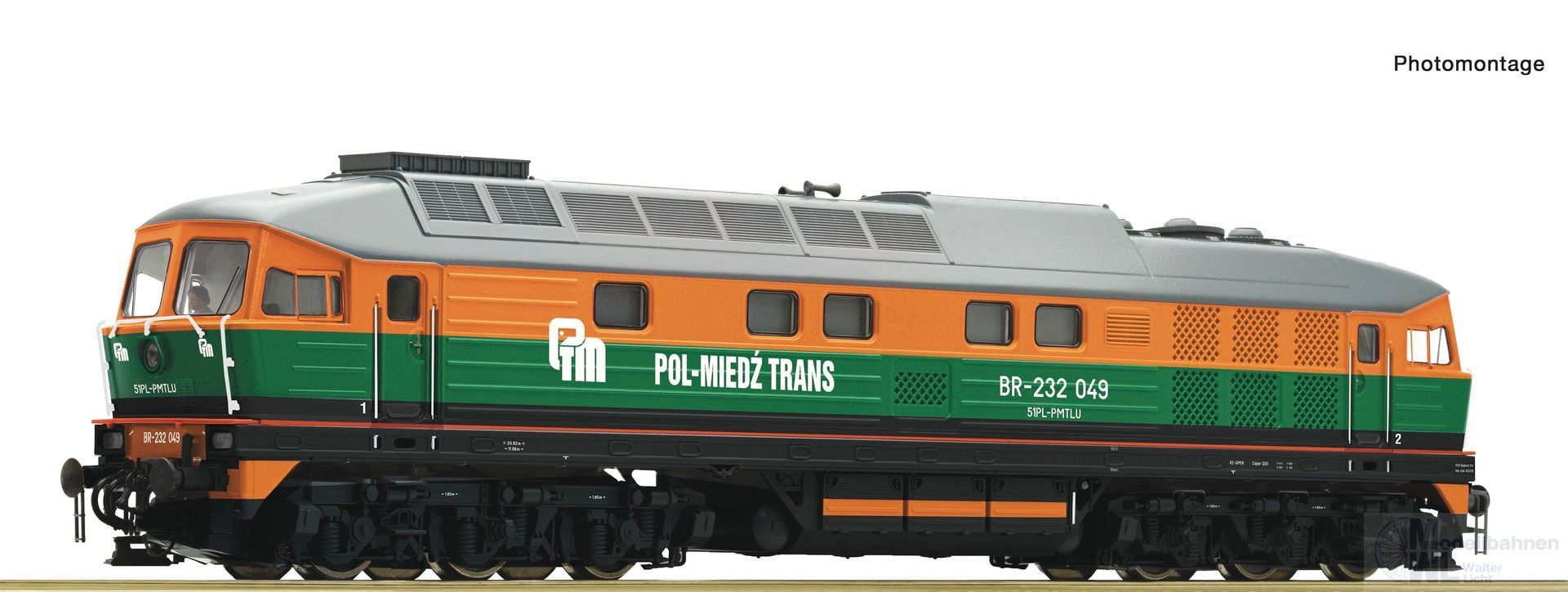 Roco 7310081 - Diesellok BR 232 049 PMT Ep.V/VI H0/GL Sound