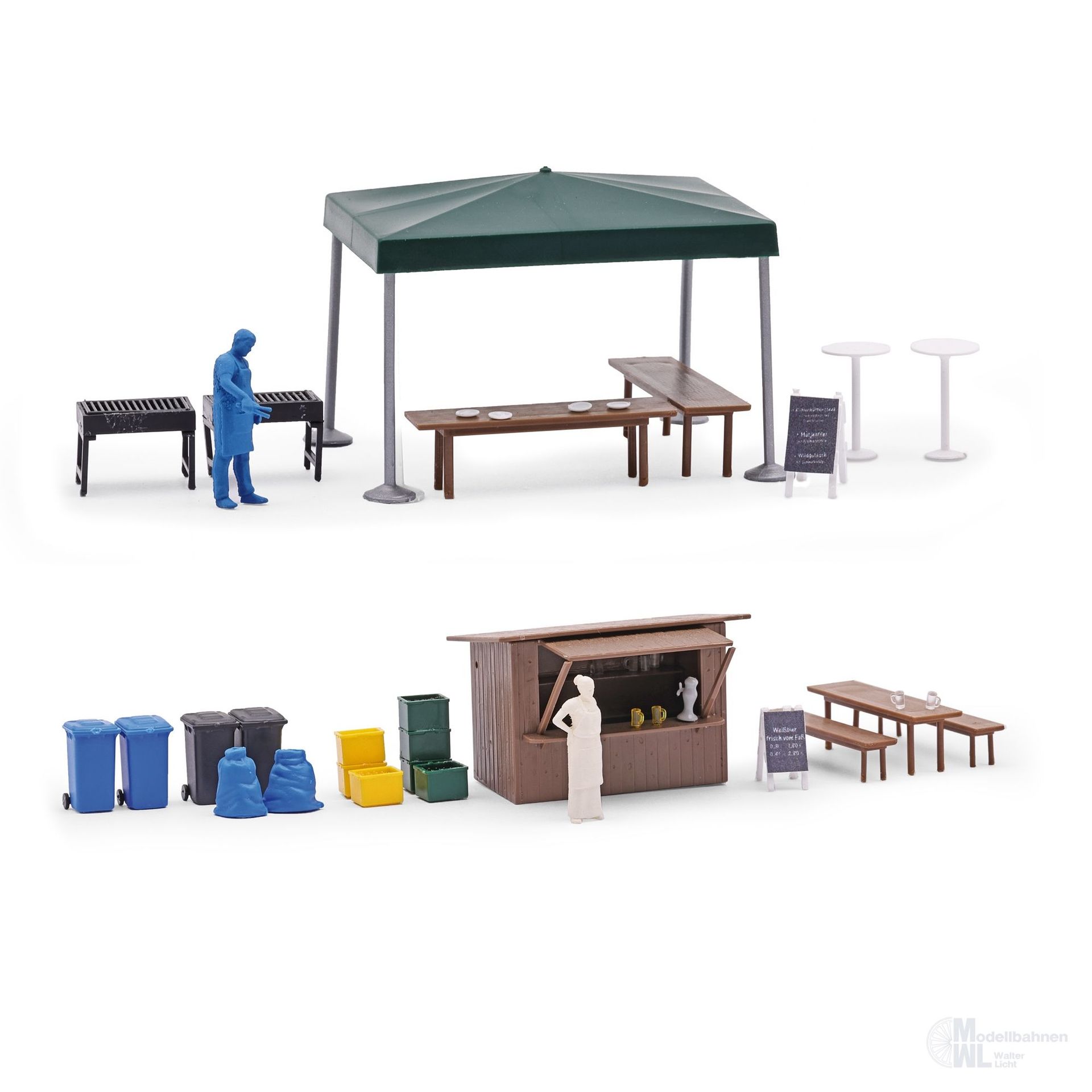Busch 1860 - Außengastronomie TT 1:120