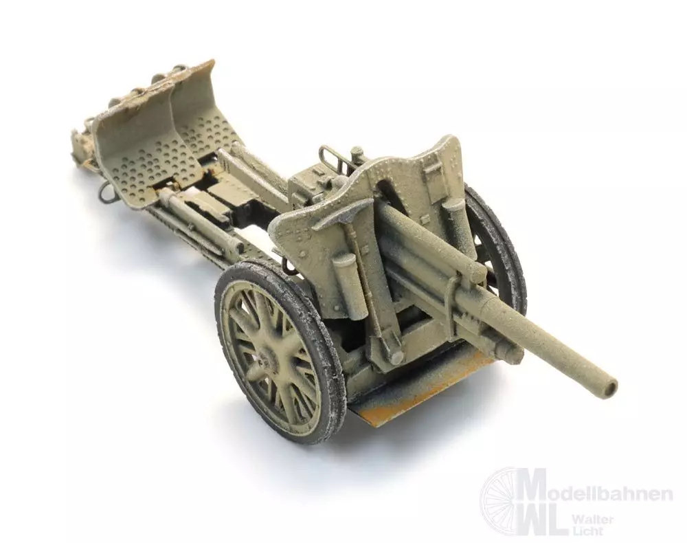 ARTITEC b.v. 6870630 - WM 10,5cm LeFH 18 Afrika Fertigmodell H0 1:87