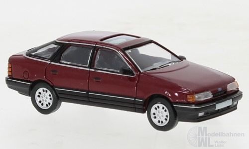 PCX-Models 870458 - Ford Scorpio metallic dunkelrot 1985 H0 1:87