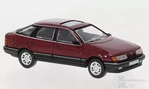 PCX-Models 870458 - Ford Scorpio metallic dunkelrot 1985 H0 1:87
