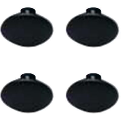 NPE NZ55302 - Puffer schwarz unbedruckt 4 Stück H0 1:87