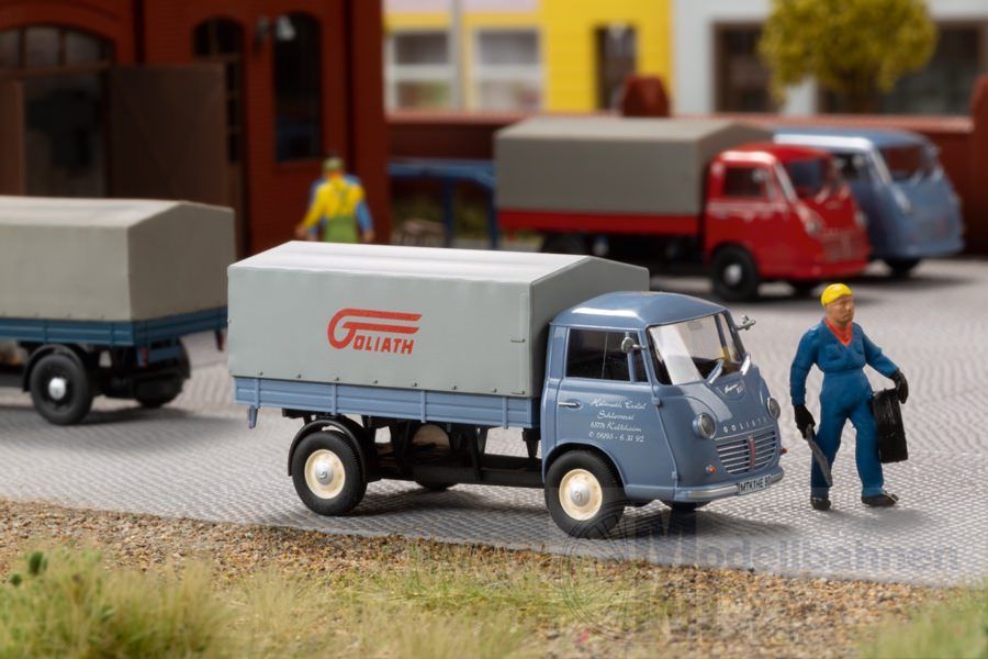 mini car 66028 - Goliath Express 1100 Pritschenwagen Helmuth Erdel H0 1:87