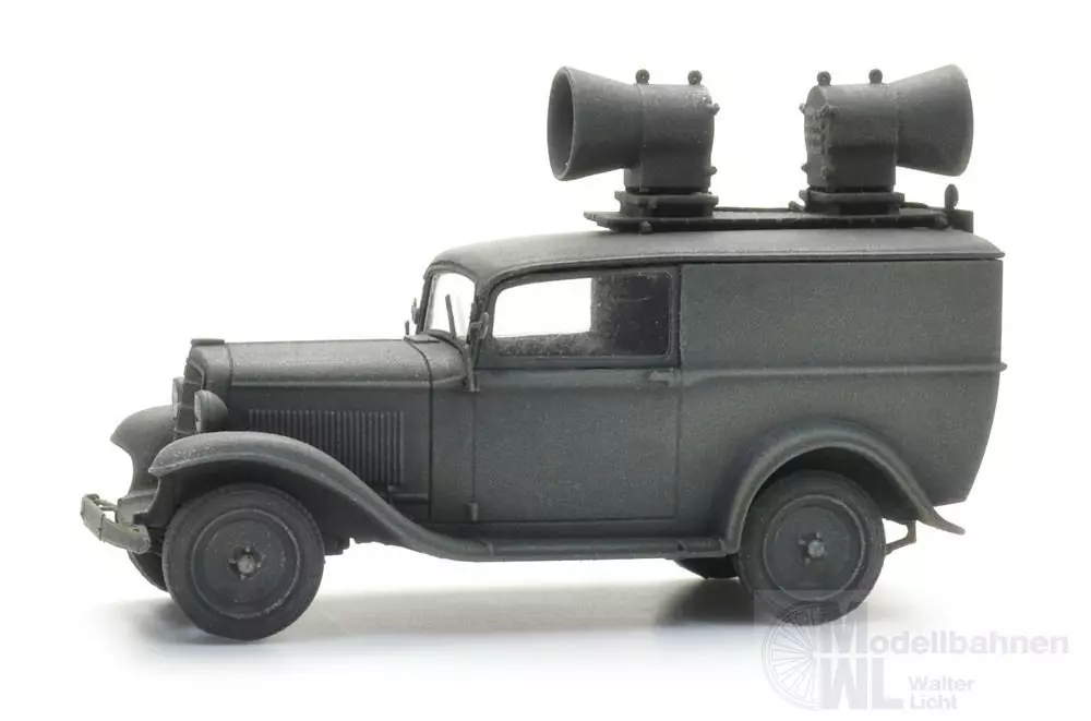 ARTITEC b.v. 1720031 - Opel P4 Lautsprecherwagen BAUSATZ 1:72