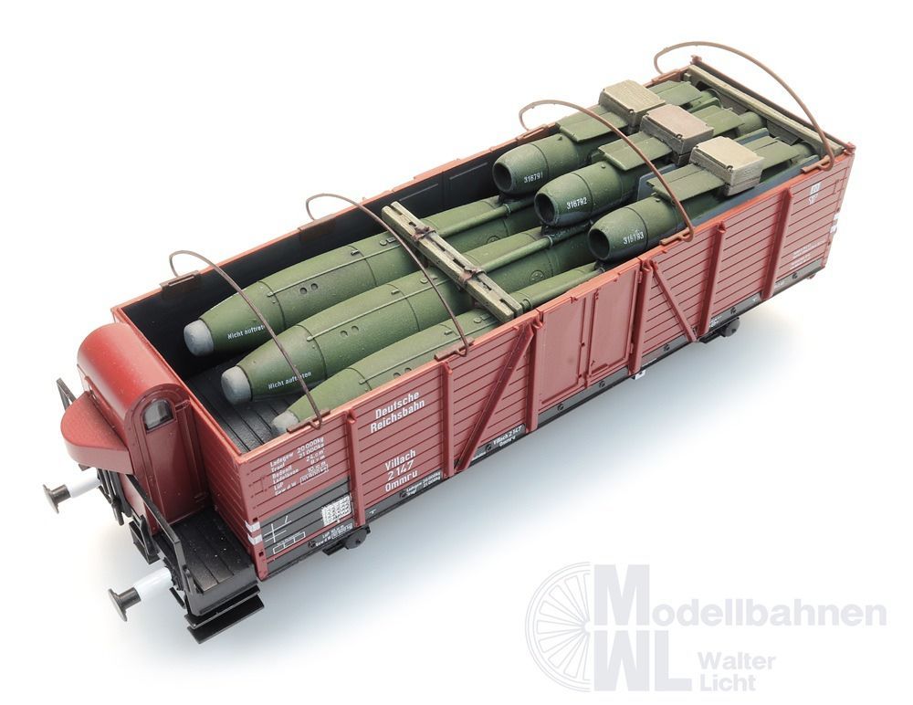 ARTITEC b.v. 487.801.87 - Ladegut: WM V1 Fliegende Bombe für Güterwagen H0 1:87