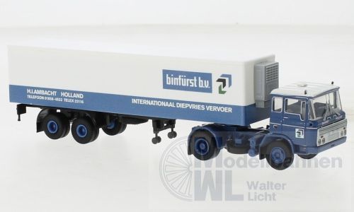 Brekina 85292 - DAF FT 2600 Kofferzug Binfürst (NL) H0 1:87 Brekina 85292 - DAF FT 2600 Kofferzug Binfürst (NL) H0 1:87