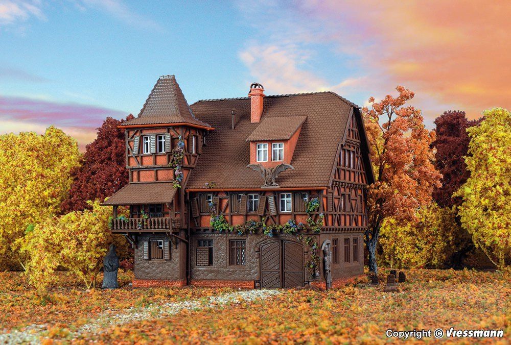 Vollmer 47679 - Villa Vampir mit Flackerlic N 1:160 Vollmer 47679 - Villa Vampir mit Flackerlic N 1:160