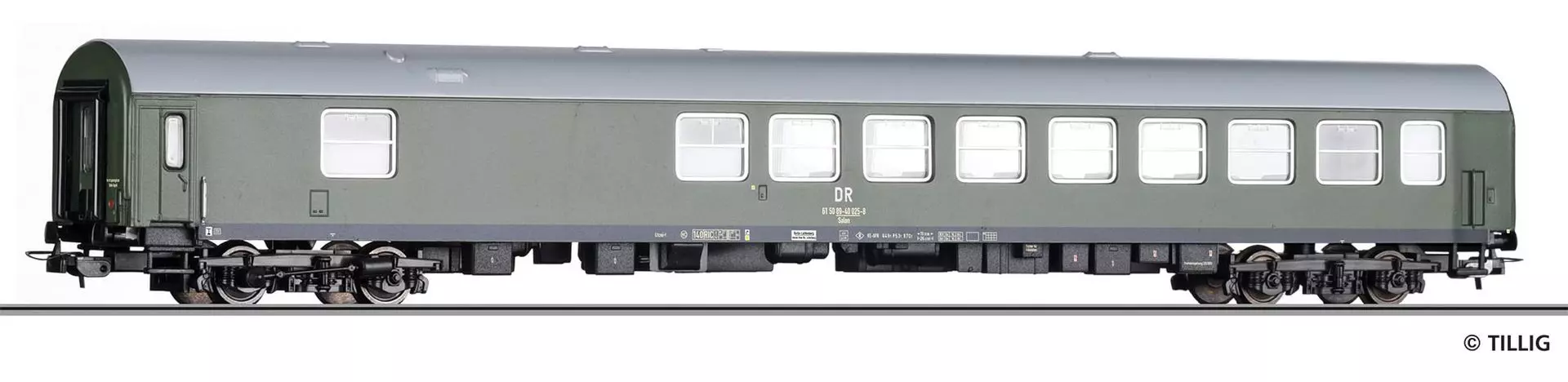 Tillig 74976 - Salon-Speisewagen DR Ep.IV WRm H0/GL