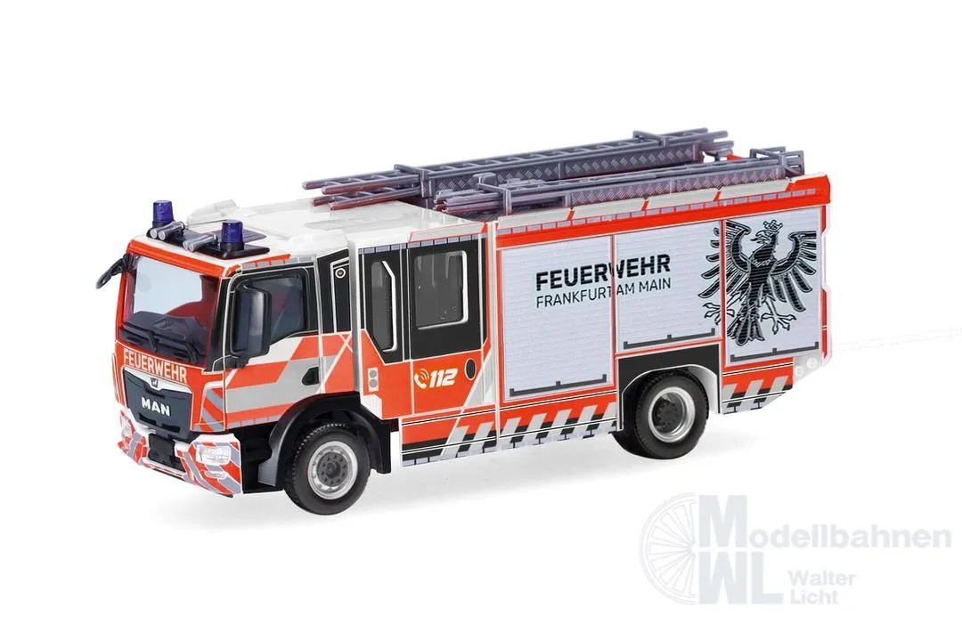 Herpa 099721 - MAN TGM CC Ziegler Z-Cab Löschfahrzeug Feuerwehr Frankfurt/Main H0 1:87