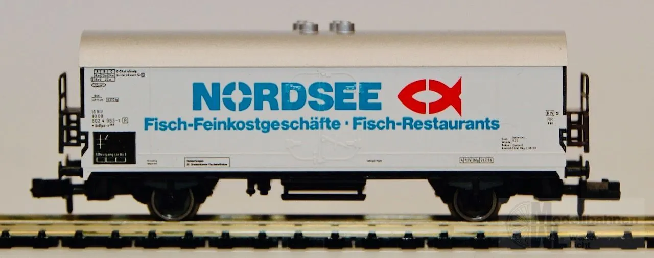 Fleischmann 8322 - FLEISCHMANN - Kühlwagen DB Ep.IV Nordsee N 1:160