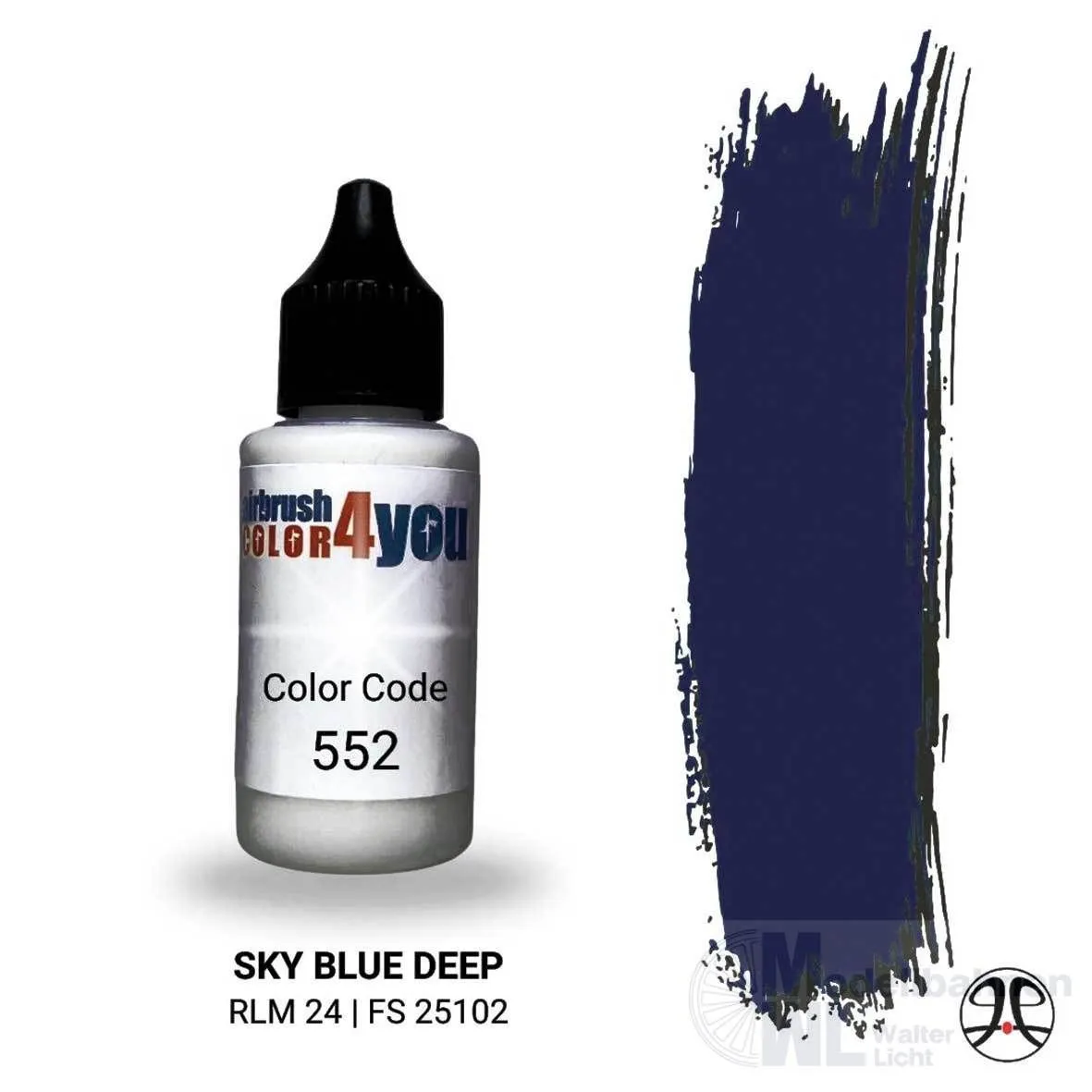 Busch 961000552 - Acrylfarbe Tiefes Himmelblau 30ml