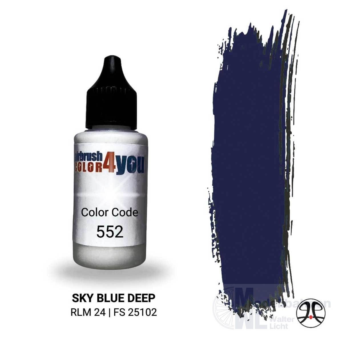Busch 961000552 - Acrylfarbe Tiefes Himmelblau 30ml