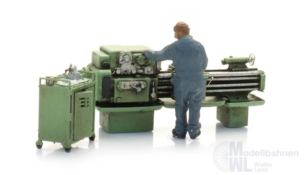 ARTITEC b.v. 312.049 - Drehmaschine mit Figur Fertigmodell 1:120