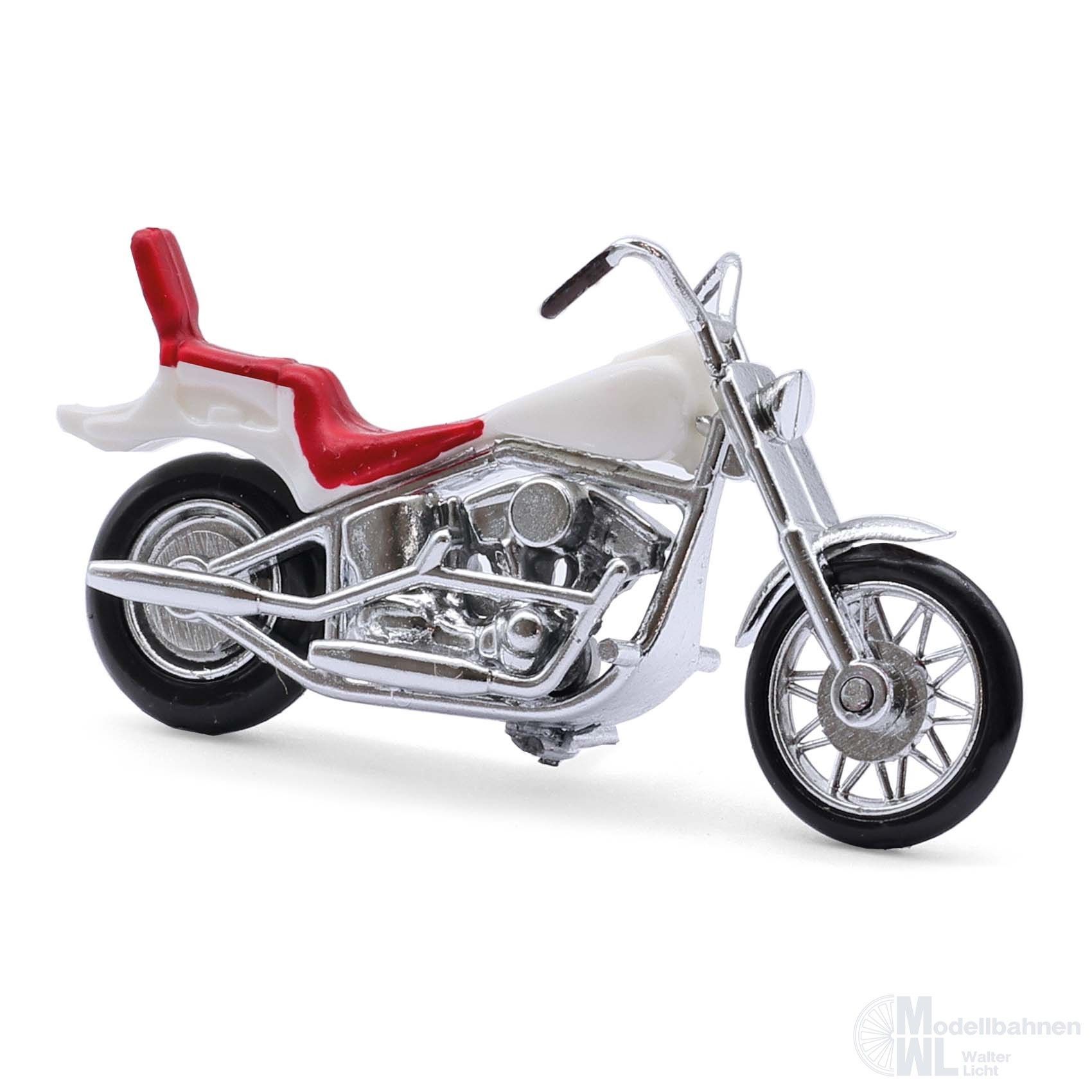 Busch 40154 - US Motorrad weiß H0 1:87