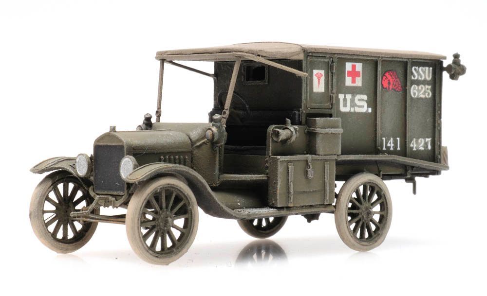 ARTITEC b.v. 6870308 - US T-Ford Ambulance H0 1:87