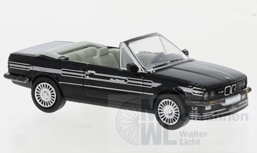 PCX-Models 870446 - BMW Alpina C2 2,7 Cabriolet schwarz/Dekor 1986 H0 1:87