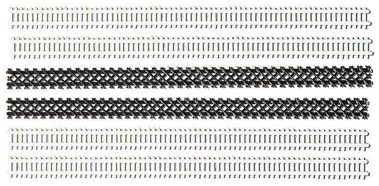 Faller 180402 - Zaun-Sortiment 2 Farben 108 cm H0 1:87