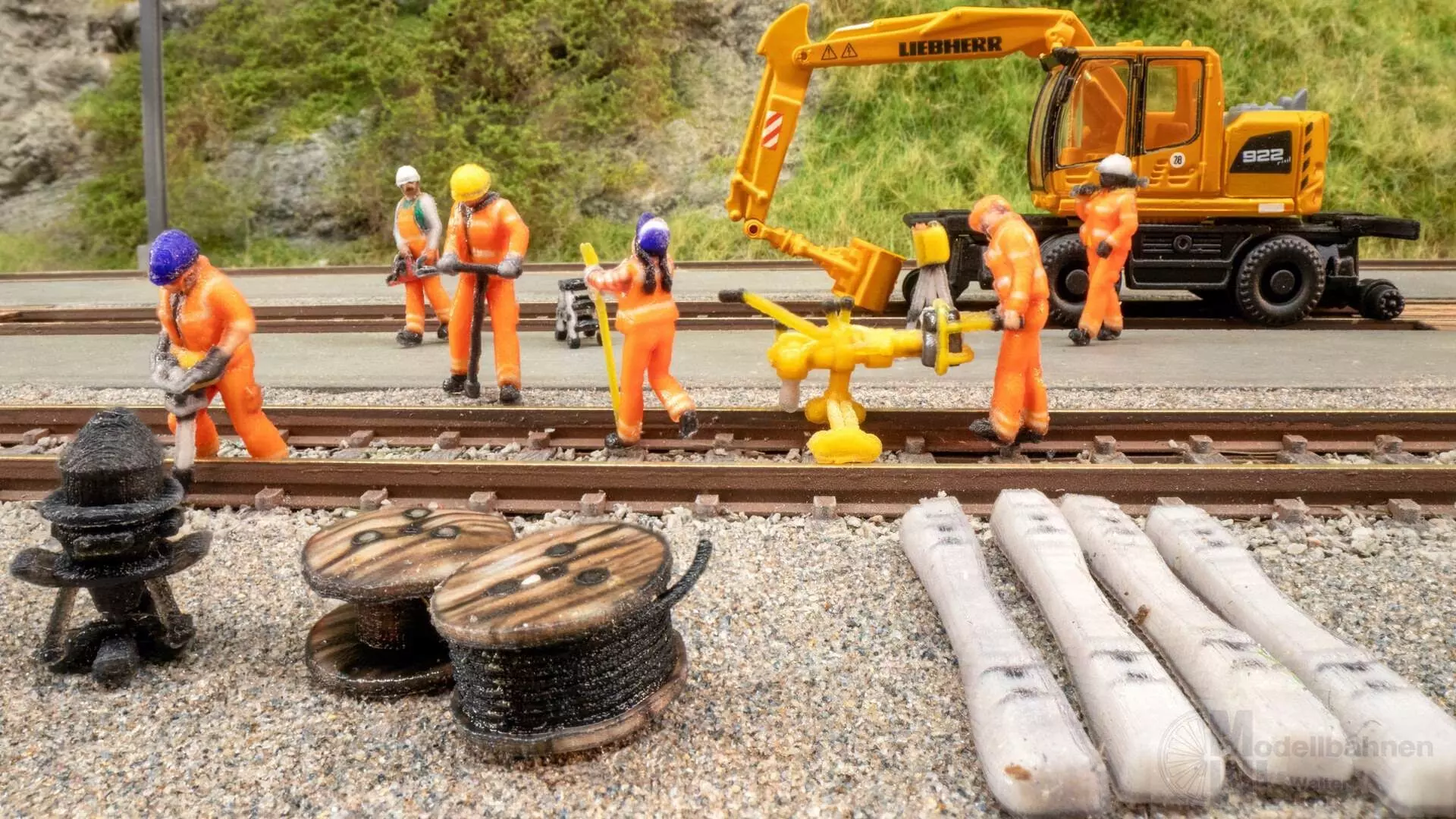 Noch 35901 - Figuren-Themenwelt Gleisbau N 1:160