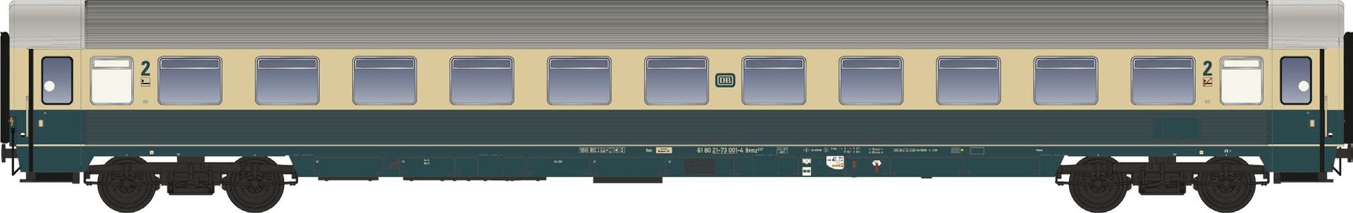 LS Models 46013-2 - Personenwagen DB Ep.IV Bvmz 237.4 H0/GL