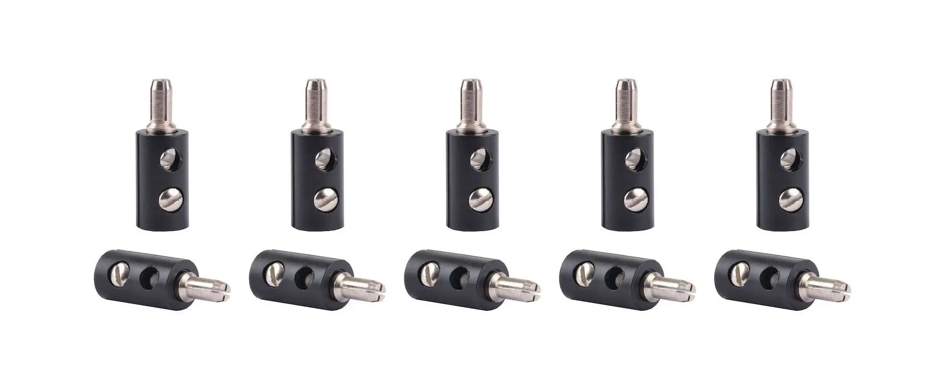 Viessmann 6877 - Querlochstecker 10 Stück schwarz