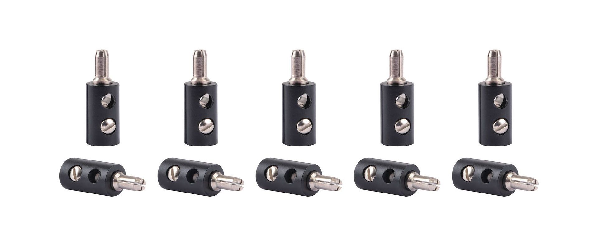 Viessmann 6877 - Querlochstecker 10 Stück schwarz