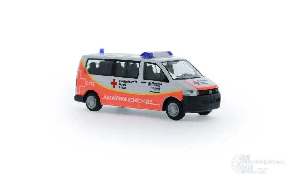 Rietze 53637 - Volkswagen T5 ´10 Katastrophenschutz OV Gersfeld H0 1:87