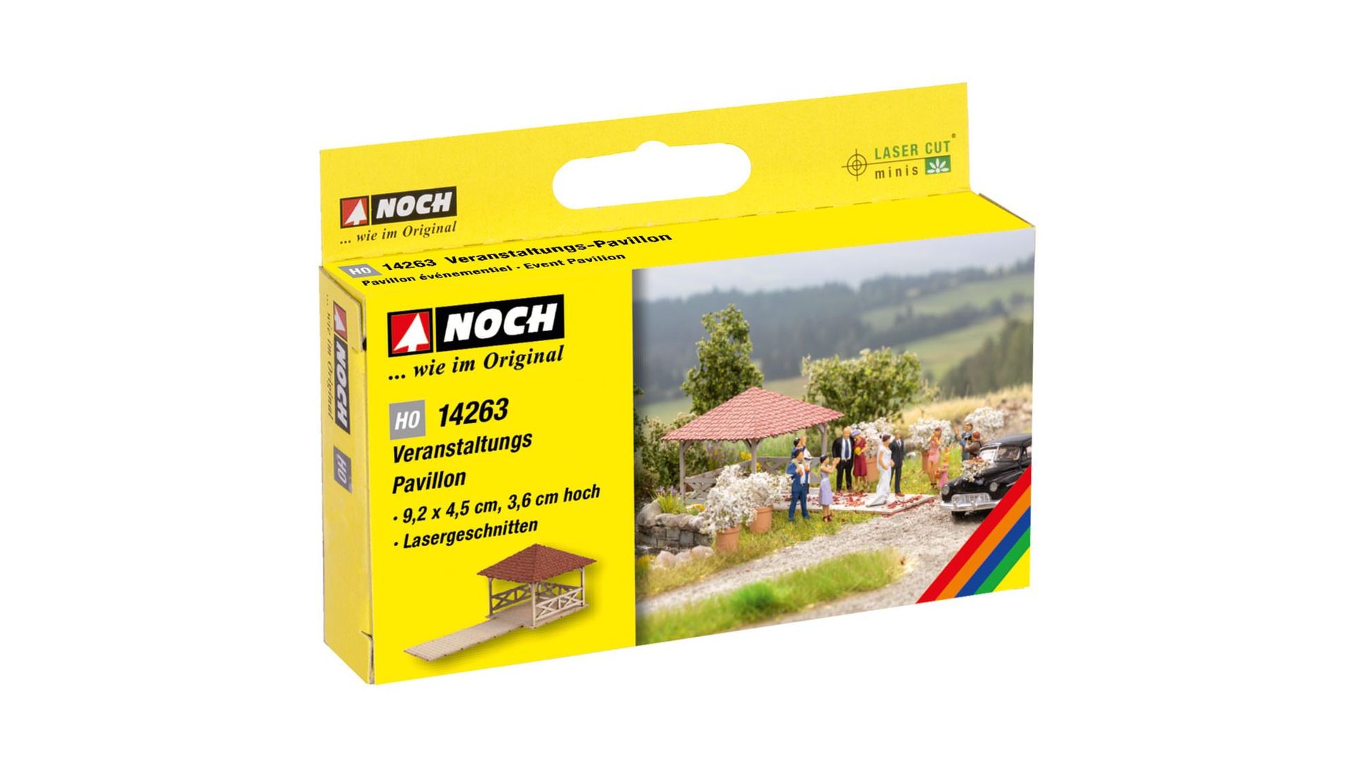 Noch 14263 - Veranstaltungs-Pavillon H0 1:87 Noch 14263 - Veranstaltungs-Pavillon H0 1:87