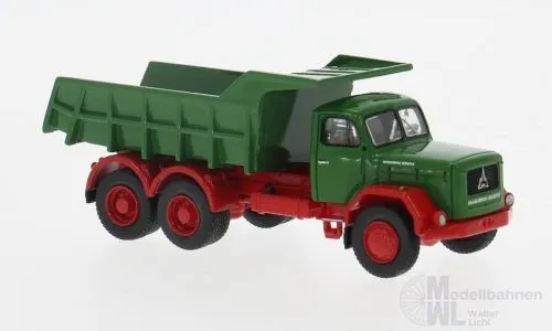 Brekina 83306 - Magirus Jupiter Kipper grün/rot 1960 H0 1:87