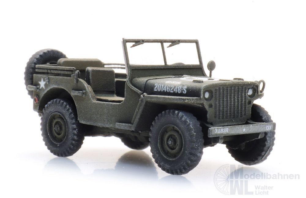 ARTITEC b.v. 1870209 - US Willys jeep BAUSATZ H0 1:87