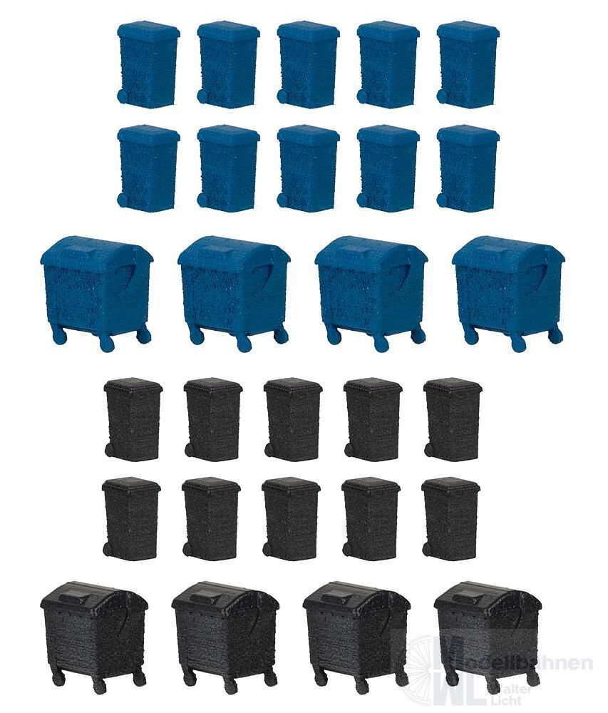 Faller 272919 - Mülltonnen-Set N 1:160