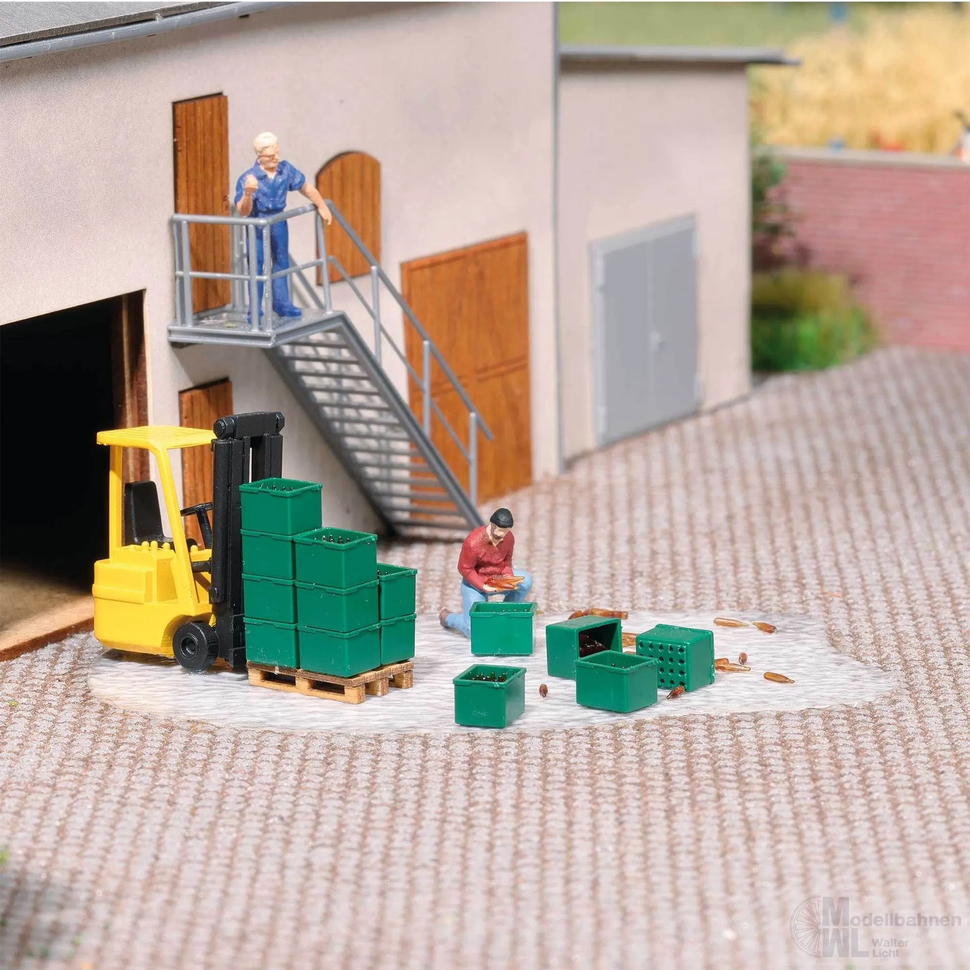Busch 1871 - Unfall in der Brauerei H0 1:87