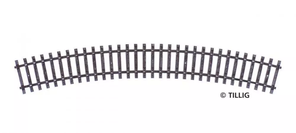 Tillig 83008 - Schwellenband gebogen R11 R310 mm / 30° TT 1:120