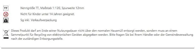 Tillig 07800 - Zurüstsatz für LKW H3A für zwei LKW TT 1:120