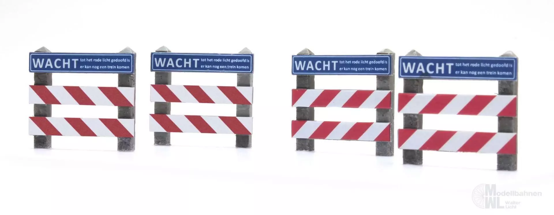 ARTITEC b.v. 387353 - Zäune Bahnübergang mit Schild H0 1:87