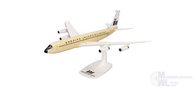 Herpa 614023 - Boeing 707-300 Braniff solid beige 1:100