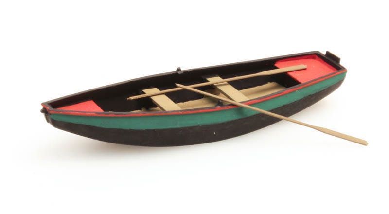 ARTITEC b.v. 387.09-GN - Ruderboot (Stahl) graugrün 1 Stk H0 1:87
