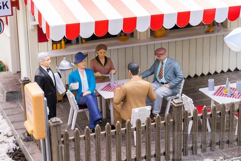 Pola 331531 - Sitzende Restaurantgäste LGB 1:22,5