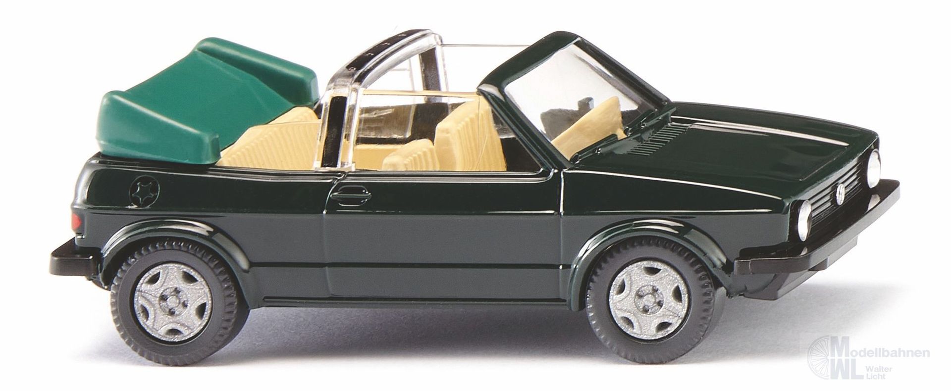Wiking 004605 - VW Golf I Cabrio - dunkelgrün H0 1:87