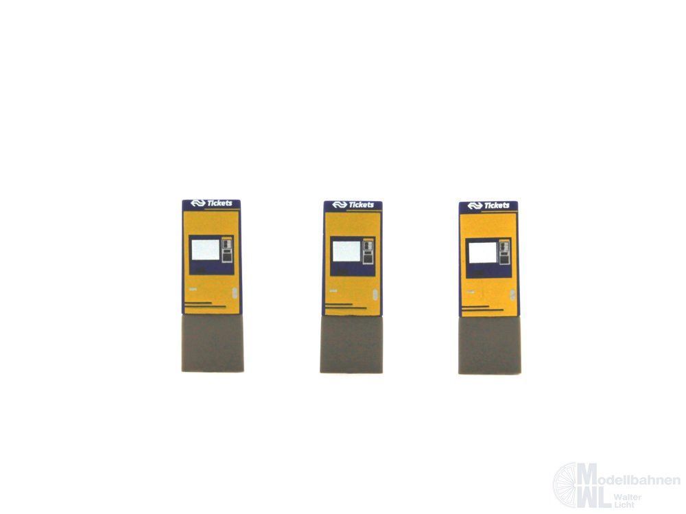 Rietze 70295 - Fahrkartenautomat NS Groep (NL) 3 Stck H0 1:87