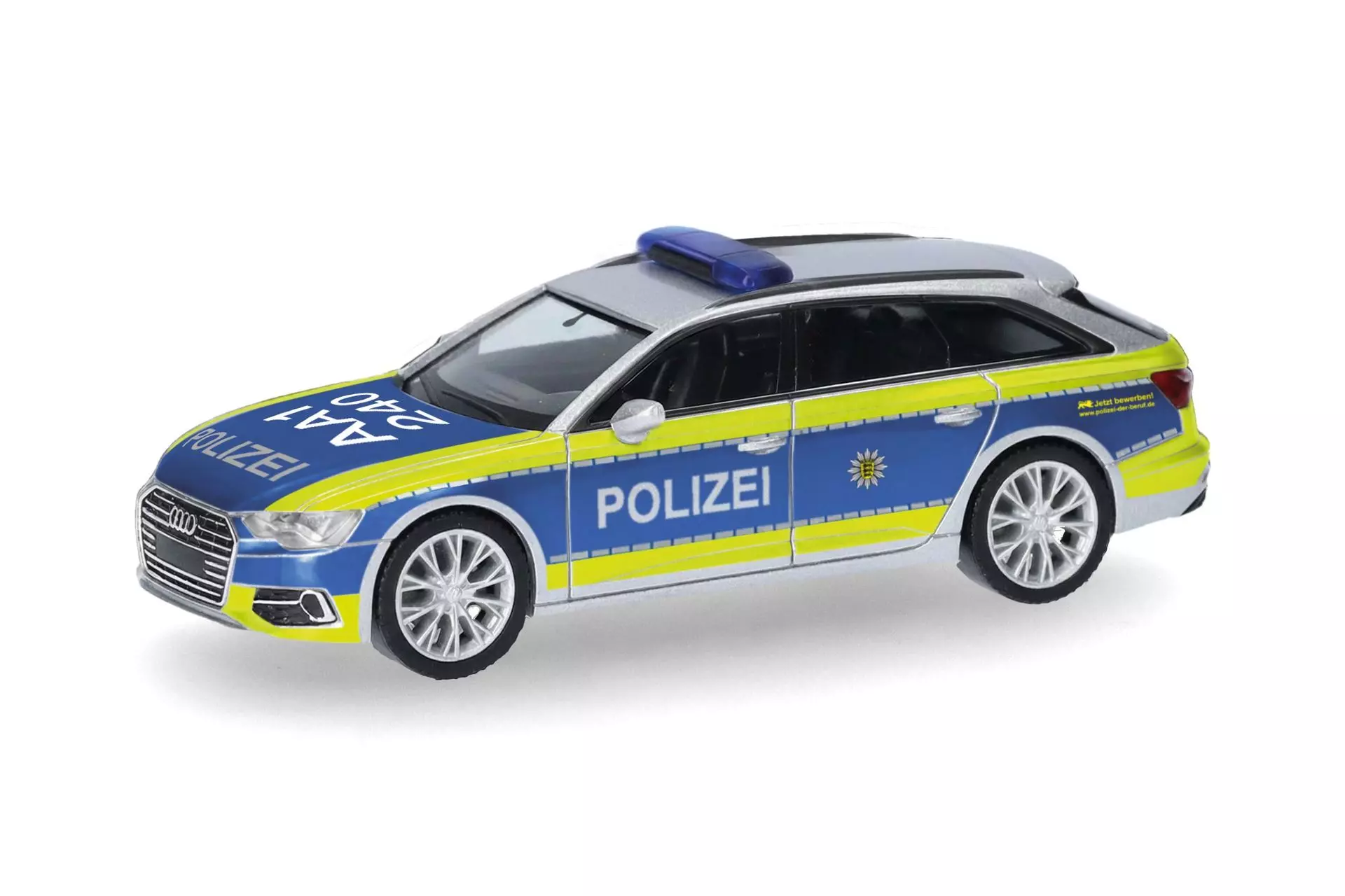 Herpa 099271 - Audi A6 Avant Polizei Baden-Württemberg H0 1:87